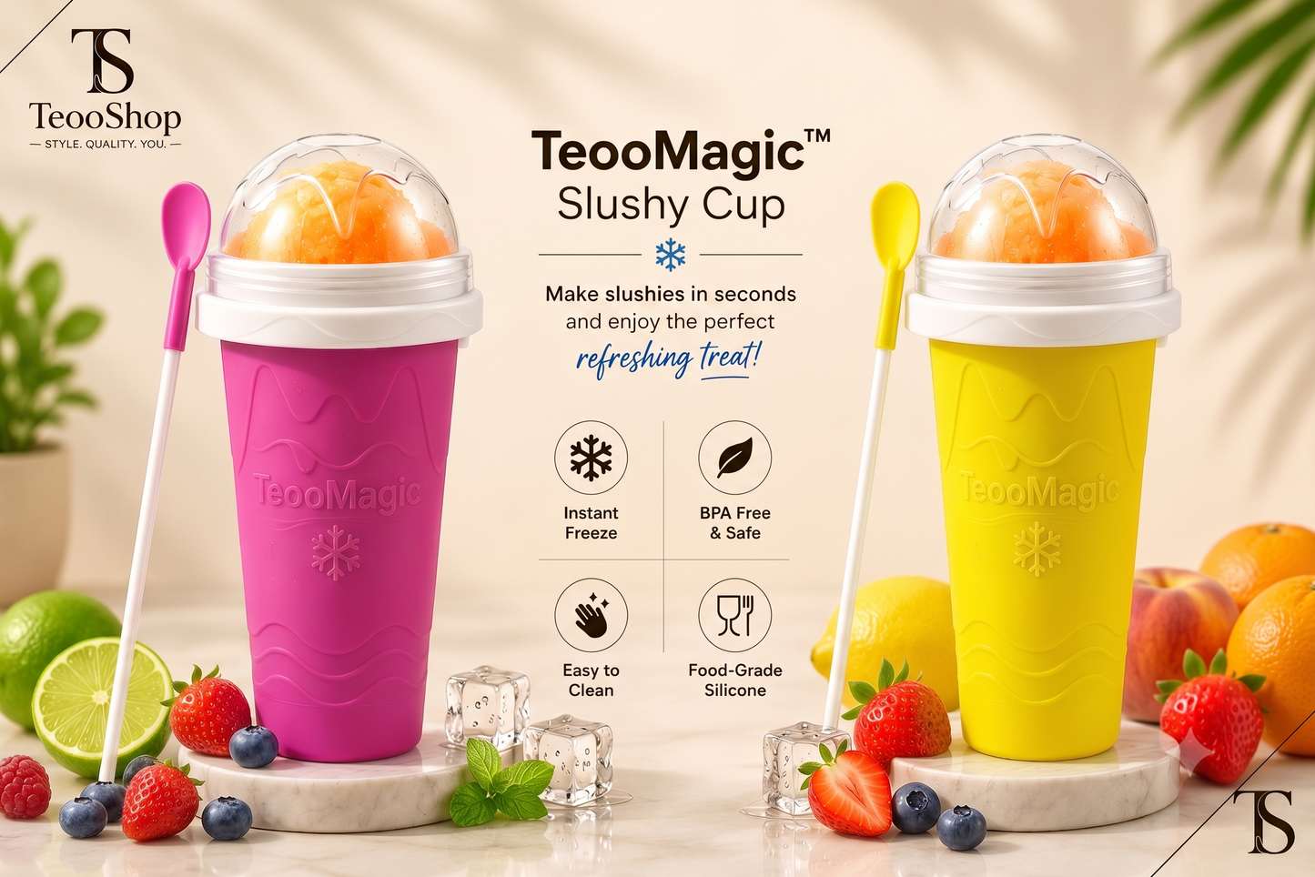 TeooMagic™ - Anında Karlama Makinesi Bardağı