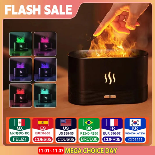 TeooFlame™ - Simulation Colorful Flame Diffuser