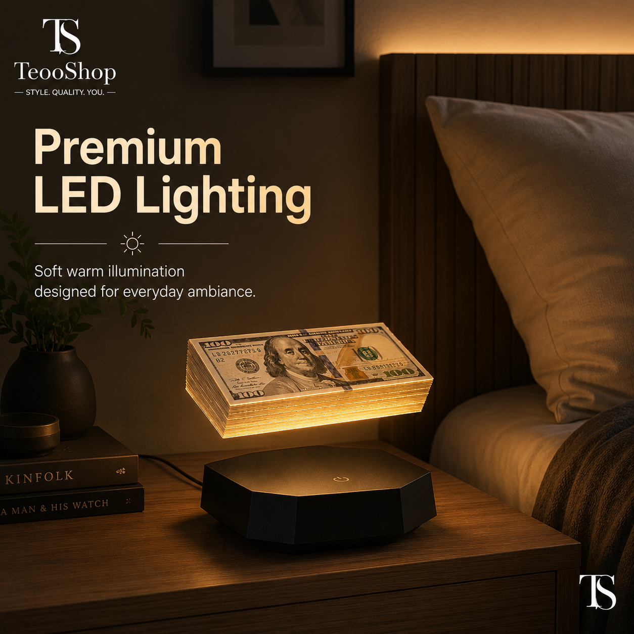 TeooLight™ - GTA Magnetic Floating Money Stack Lamp