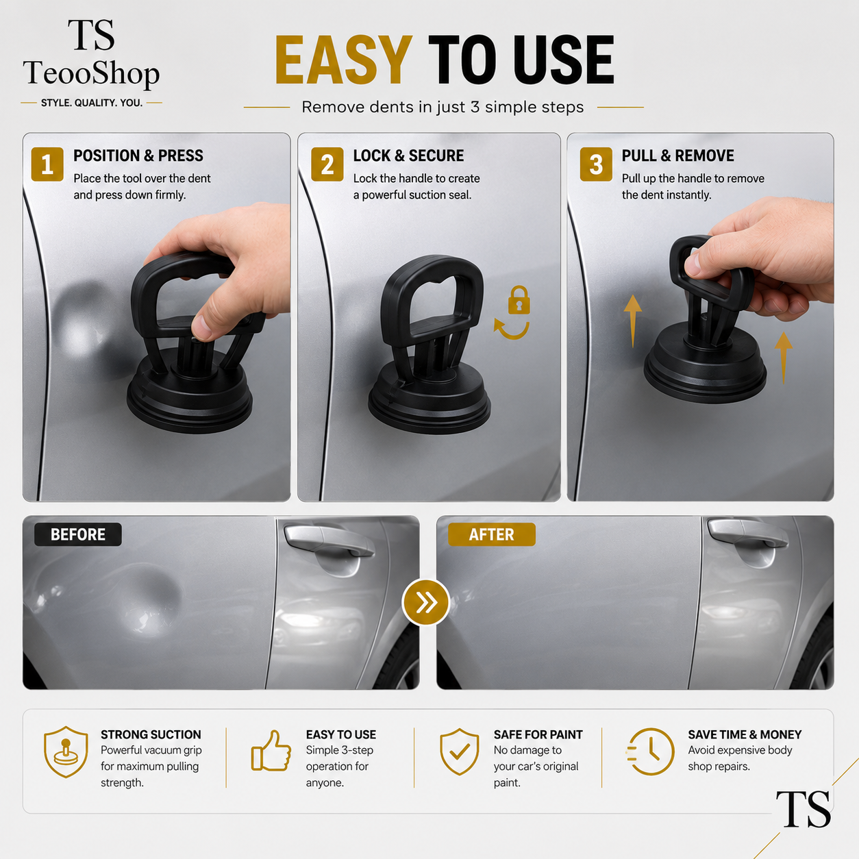 TeooPull™ Magic Car Dent Puller
