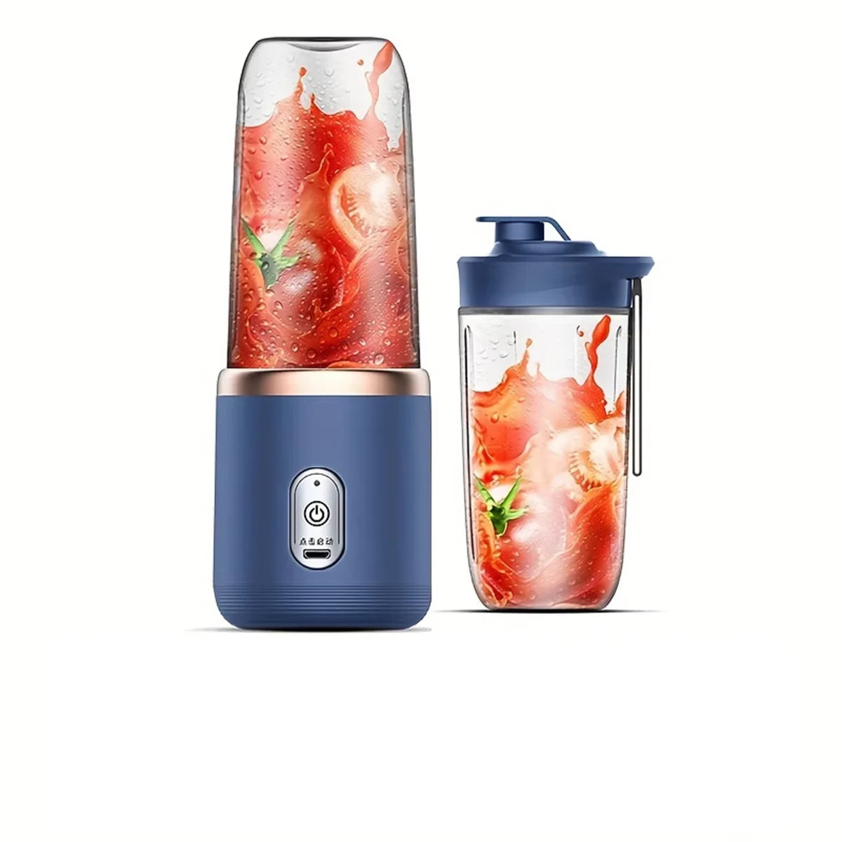 TeooBlend™ — 6-Blade Portable USB Rechargeable Smoothie & Juice Blender Bottle