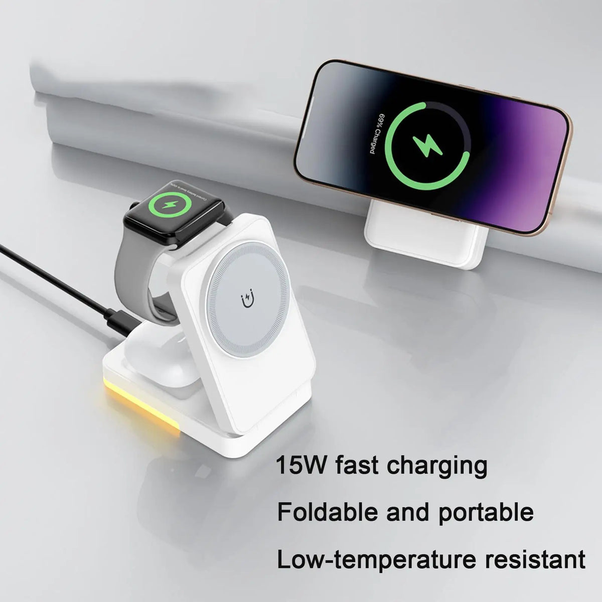 TeooCharge™ - 3-in-1 Foldable Magnetic Wireless Charging Station