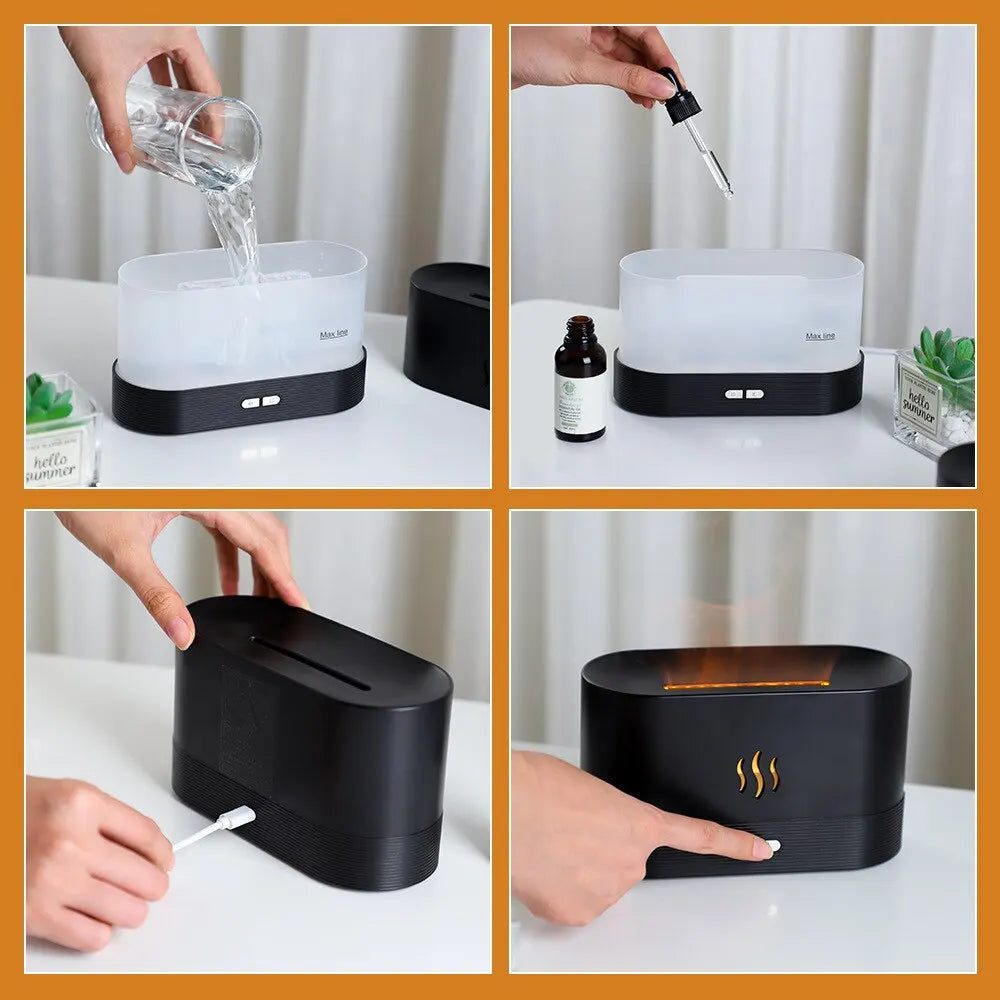 TeooFlame™ - Simulation Colorful Flame Diffuser