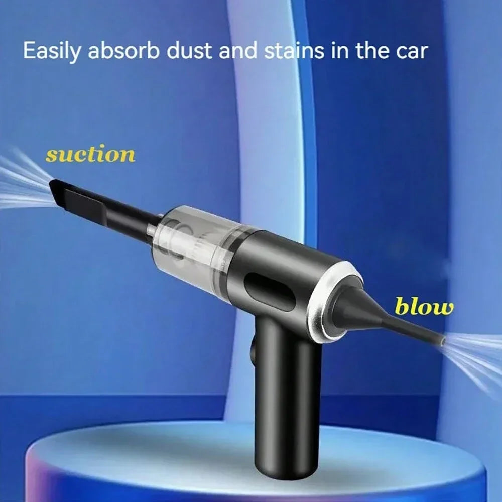 TeooVac™ — 120W High-Power Cordless Handheld Car & Home Vacuum