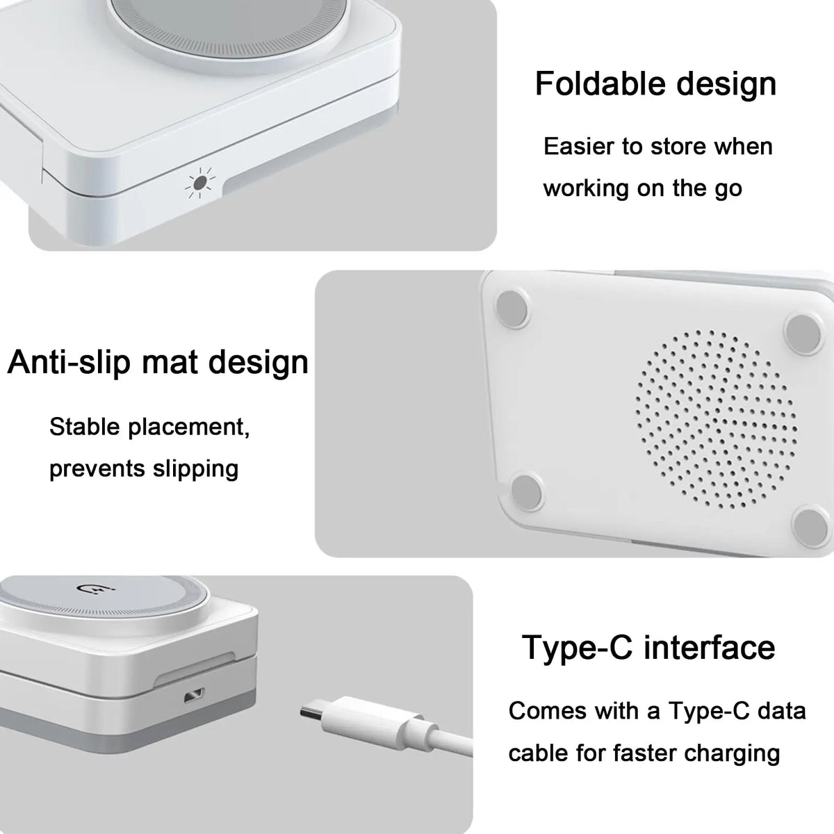 TeooCharge™ - 3-in-1 Foldable Magnetic Wireless Charging Station