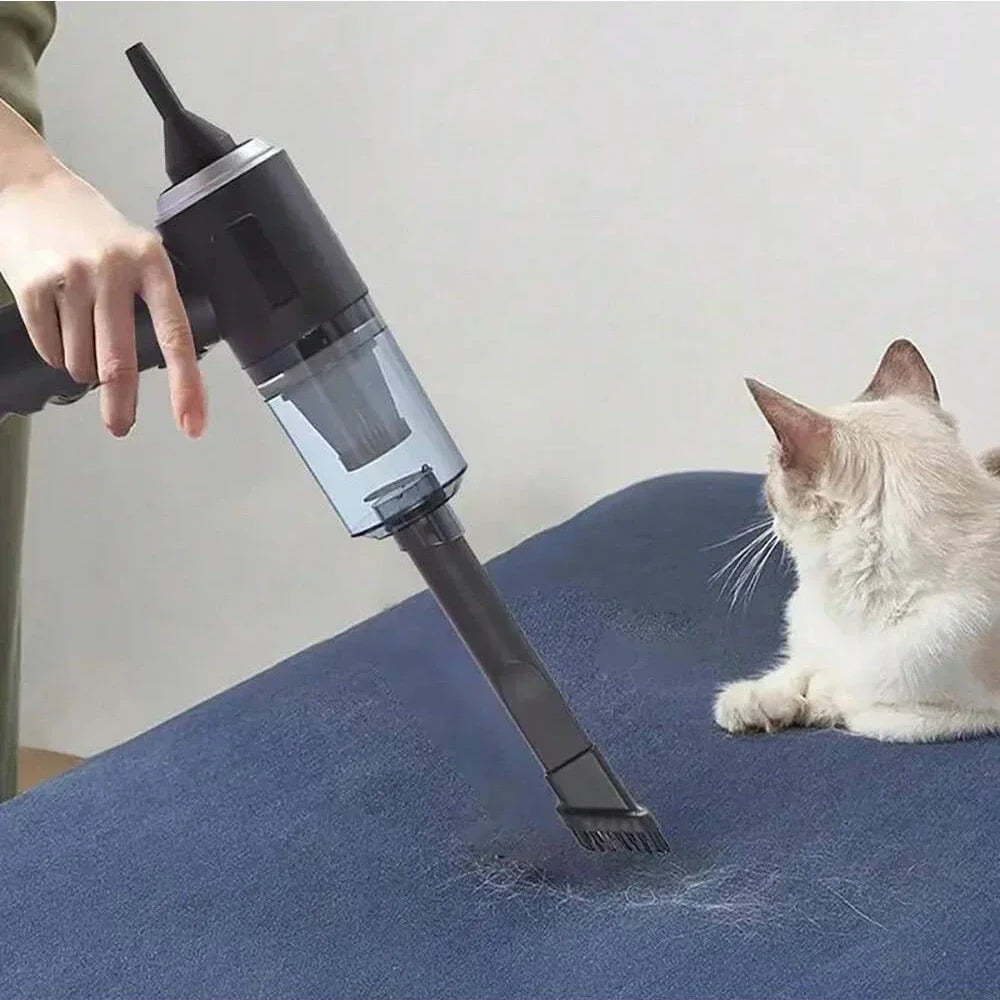 TeooVac™ — 120W High-Power Cordless Handheld Car & Home Vacuum