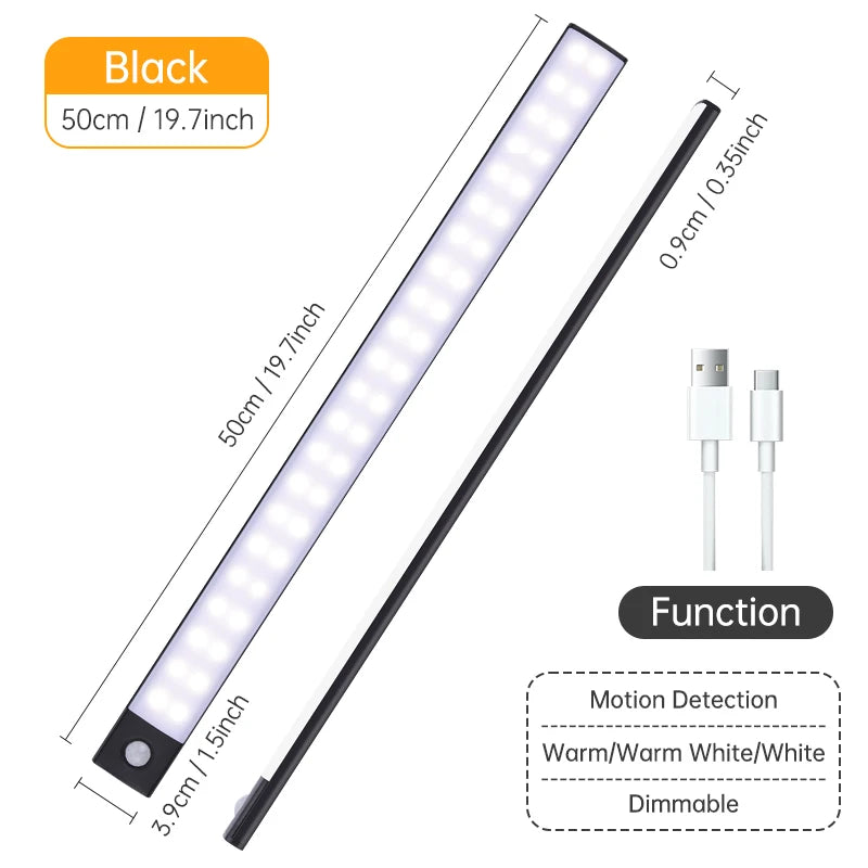 TeooGlow Bar™ — Ultra-Thin Magnetic Motion Sensor LED Light