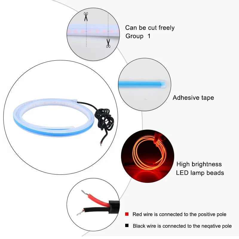 TeooBeam™ - Dynamic Scanning Hood LED Light Strip