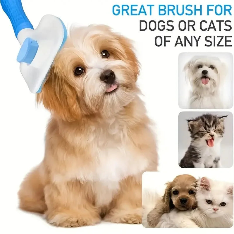 TeooGroom™ - One-Click Self-Cleaning Pet Grooming Brush