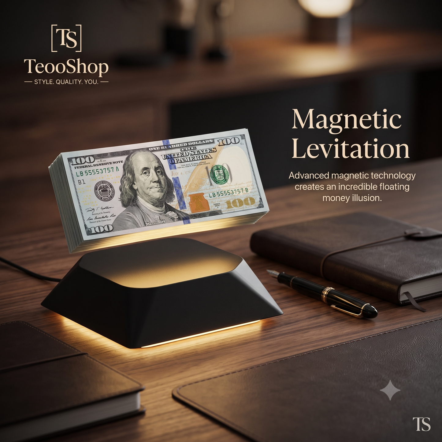 TeooLight™ - GTA Magnetic Floating Money Stack Lamp