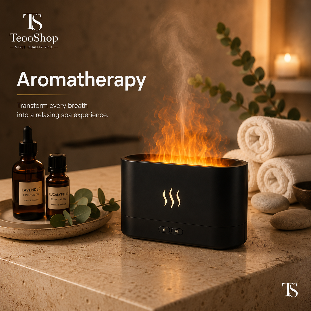 TeooFlame™ - Simulation Colorful Flame Diffuser
