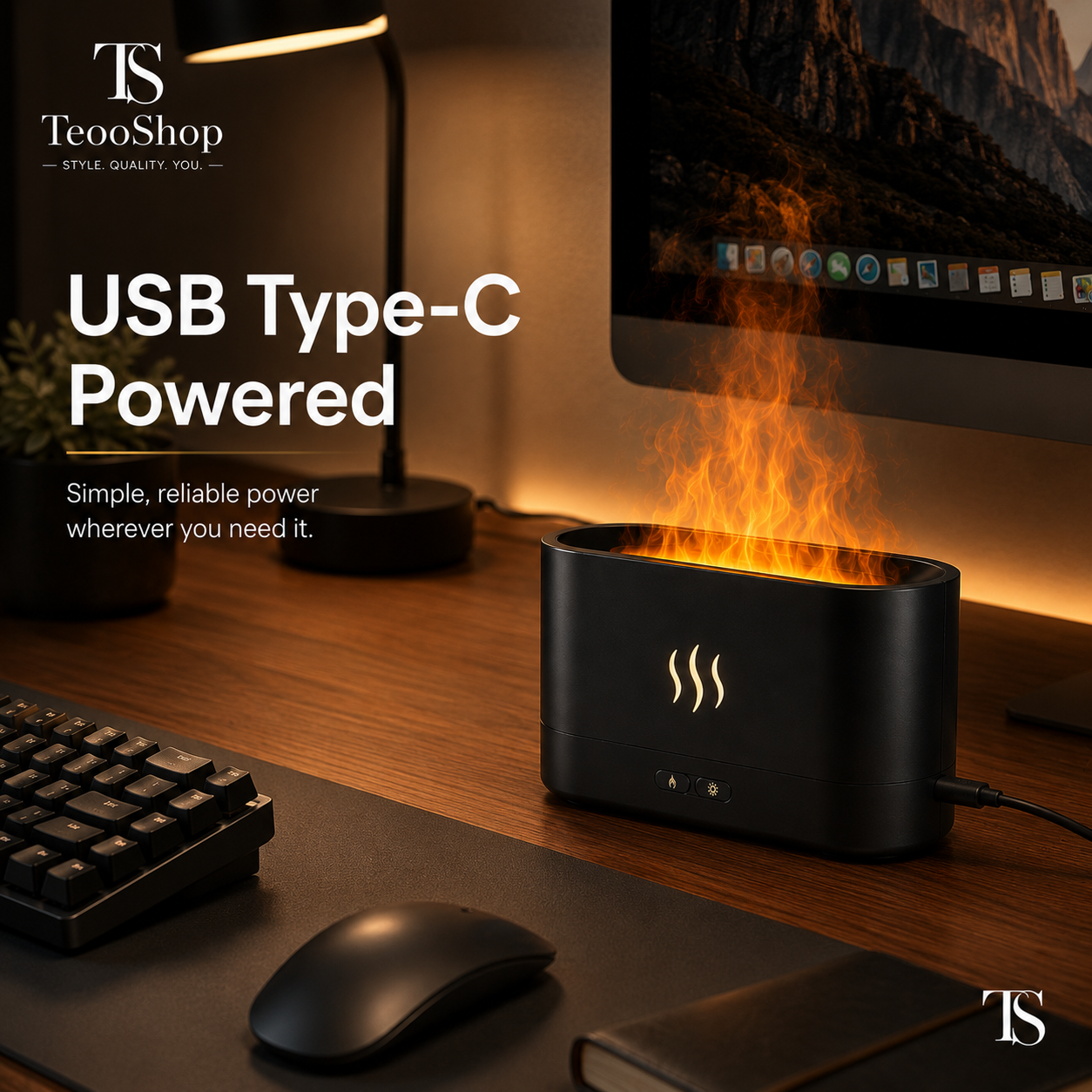 TeooFlame™ - Simulation Colorful Flame Diffuser