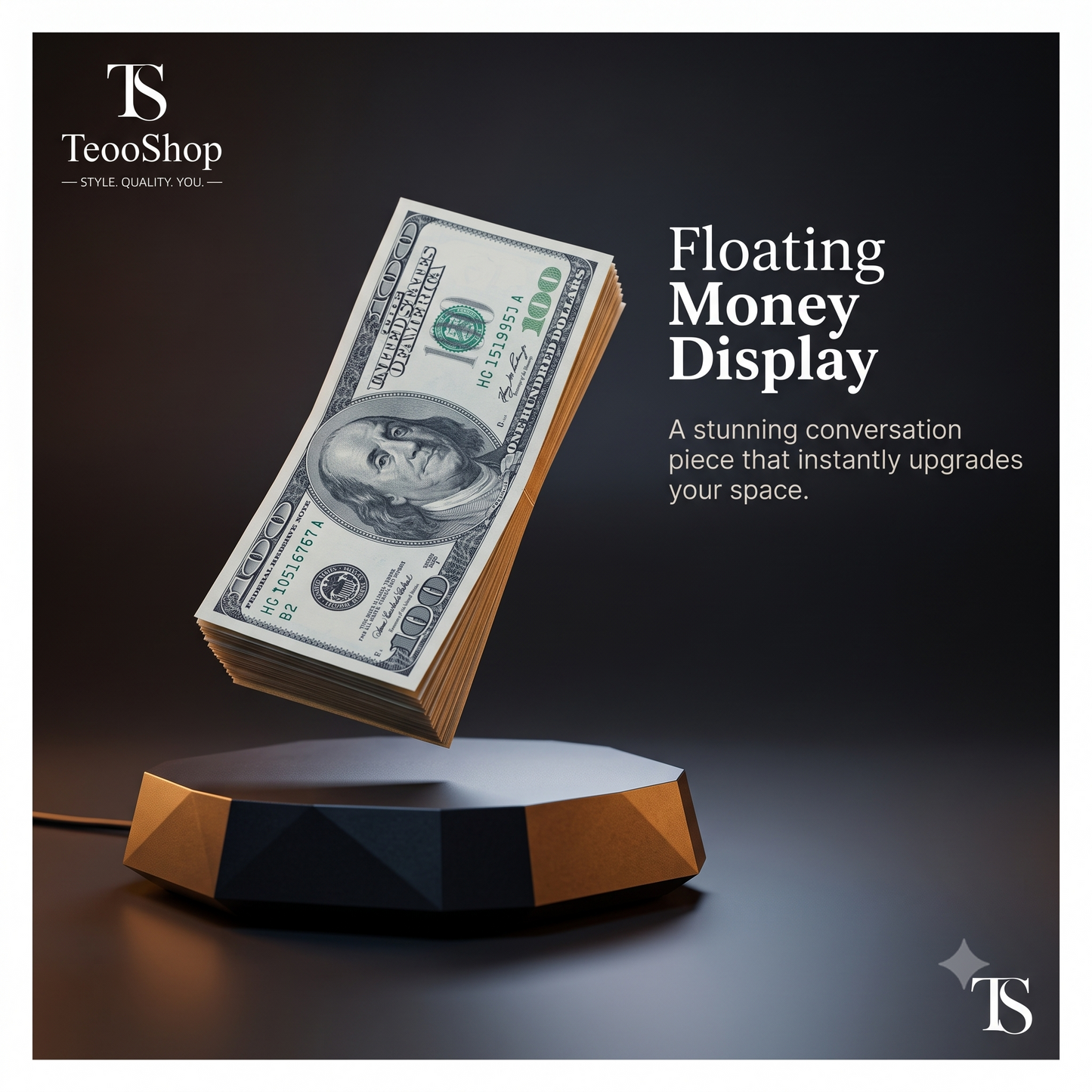 TeooLight™ - GTA Magnetic Floating Money Stack Lamp