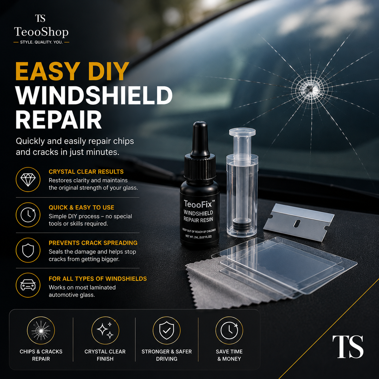 TeooFix™ Windshield Repair Kit