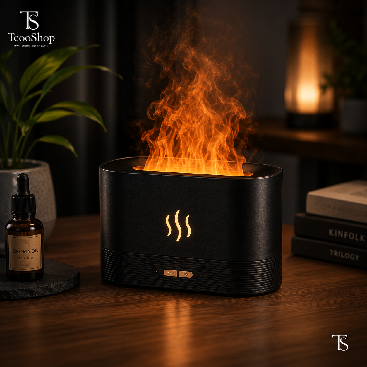 TeooFlame™ Simulation Colorful Flame Diffuser - TeooShop (Teo Shop / Teoshop / Flame Diffuser)