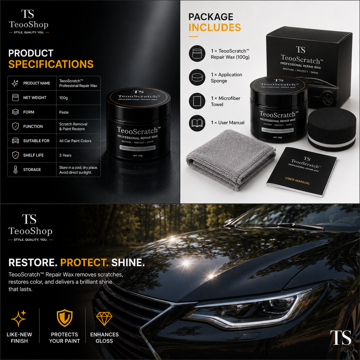 TeooScratch™ Professional Repair Wax